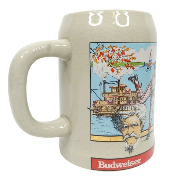 Vtg 1991 Anheuser Busch Budweiser Beer Mug Stein Bud Ceramic Wake Up To Missouri - Picture 3 of 10